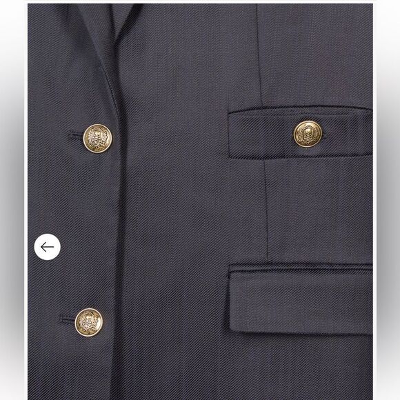 $595 THE KOOPLES - Notch-lapel single-breasted woven blazer NWT - Picture 5 of 11